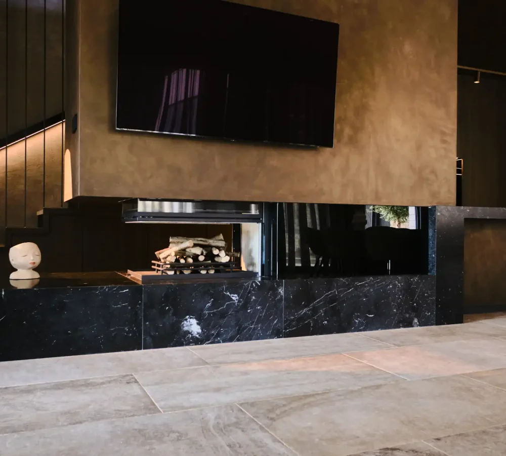 Indoor & Living area, Fireplace